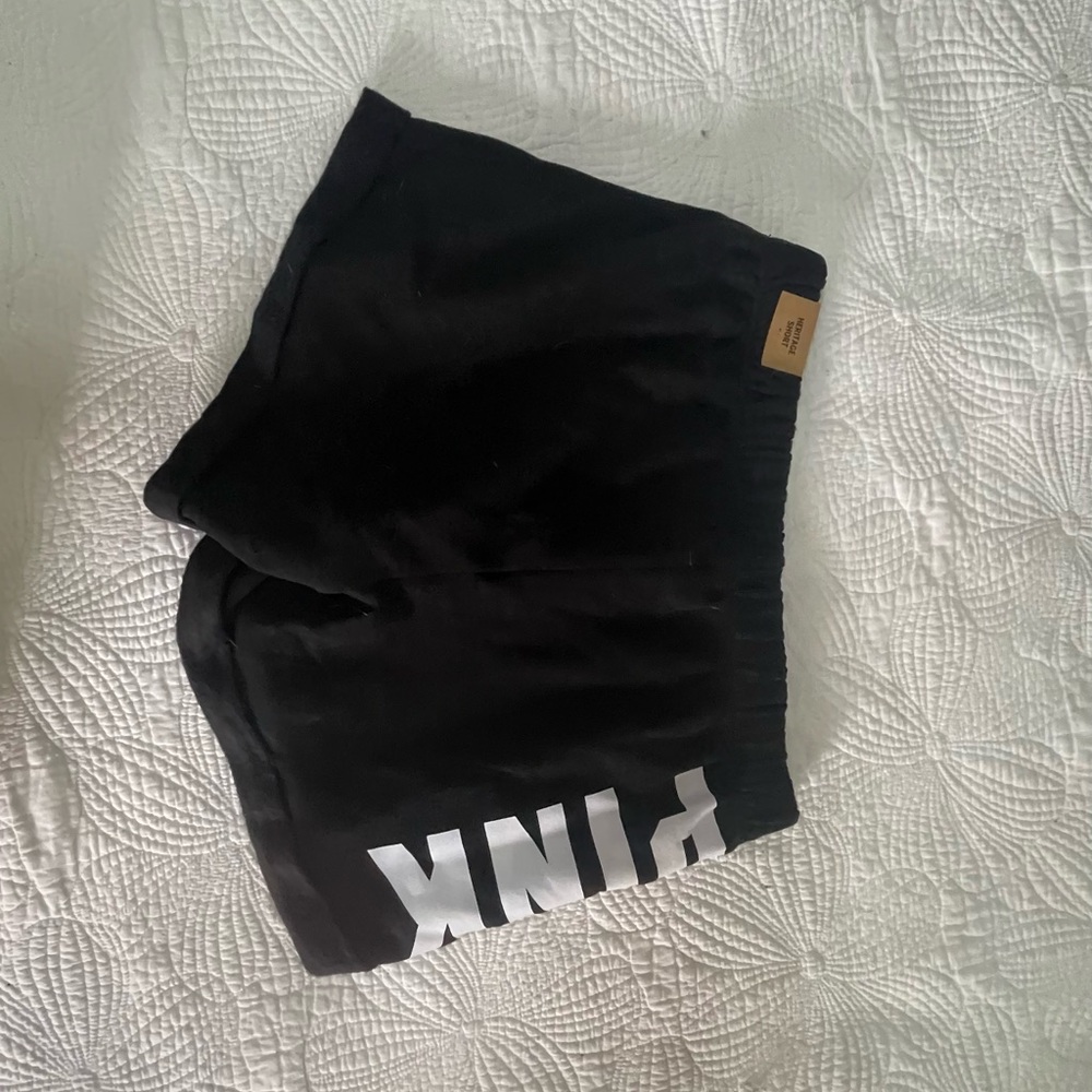 PINK Victoria's Secret Black Lounge Shorts - Picture 2 of 5